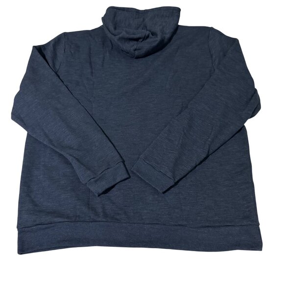 Marine Layer afternoon Zip-Up Hoodie With Drawstrings size XXL Navy Blue Mens - Picture 3 of 12